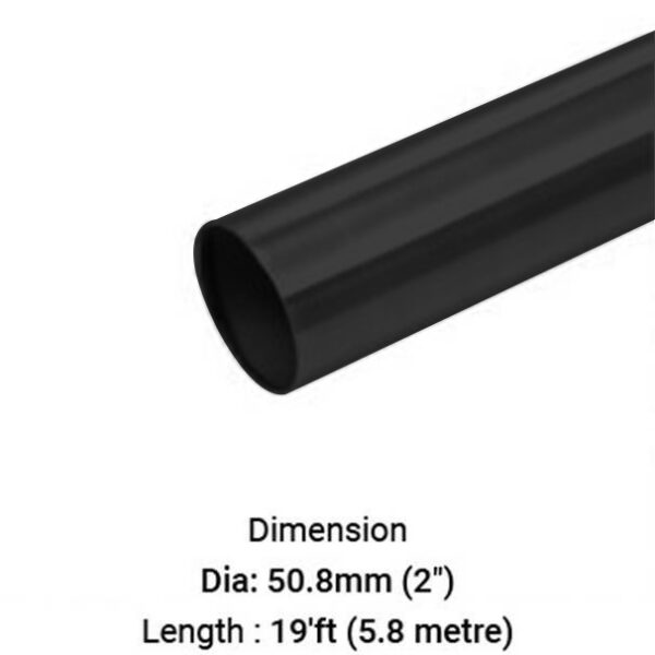 TU6926501915R - BL TUBE ROUND 2" DIA 1.5 MM THICK IN SS316