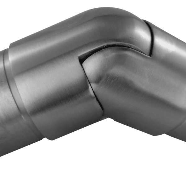 Elbow Adjustable Downward Connector For Slotted Handrail