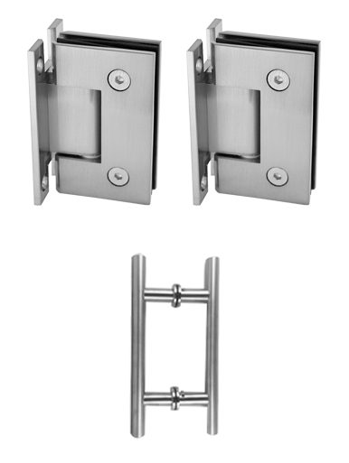 shower door hinges and handles