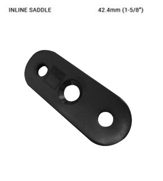 SA6602XX42LBS - BL  Inline saddle for 42.4mm in SS316