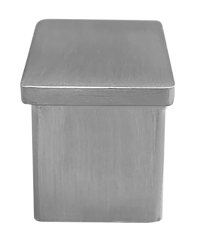 EC63822EBS END CAP FOR CAP RAIL U CHANNEL in SS316 in BRUSHED FINISH