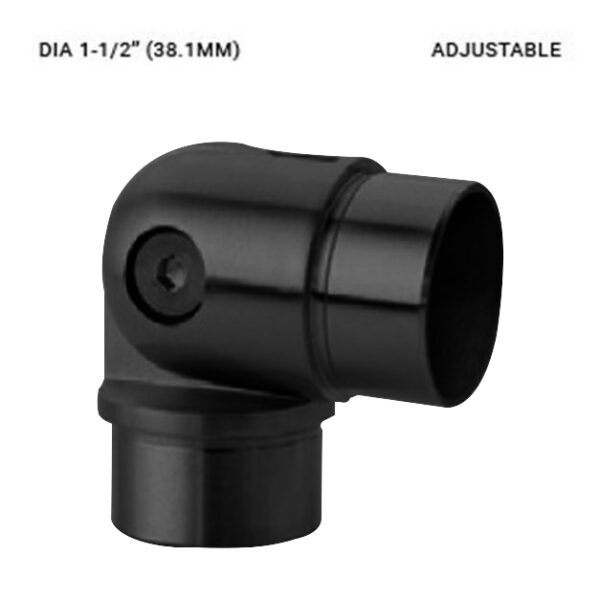 EB63353815ABS - BL ELBOW AJUSTABLE CONNECTOR SS316 FOR 38.1 DIA X 1.5 MM