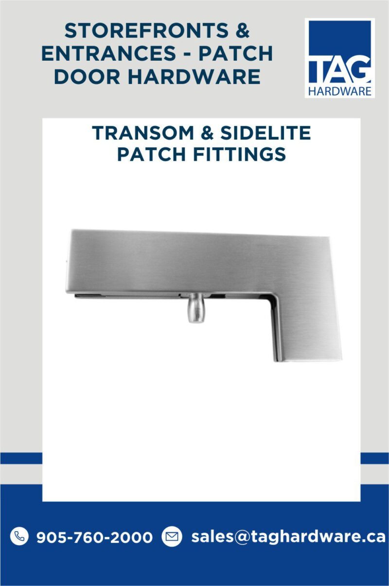 Stainless Steel Patch Fittings - Tag Hardware