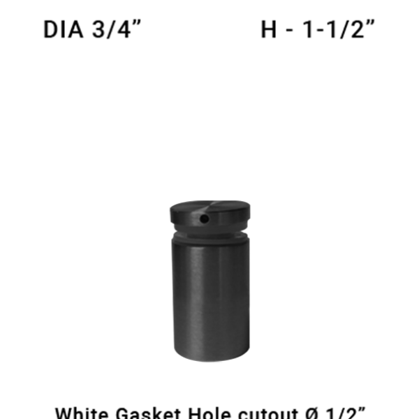 SO68247515XBS - BL  3/4" Dia with 1-1/2" Height SS316