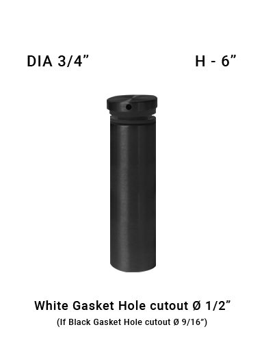 SO68277560XBS - BL 3/4" Dia with 6" Height SS316