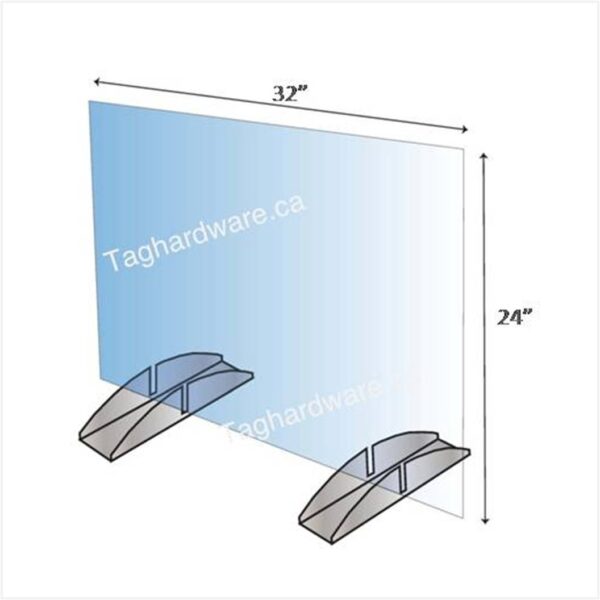 ACRYLIC/GLASS BARRIER KITS AVAILABLE IN DIFFERENT SIZES