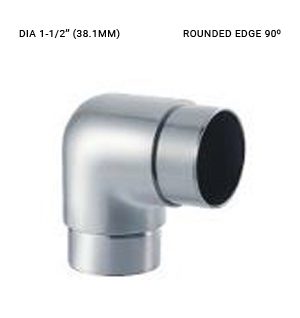 EB63053815RBS ELBOW 90 DEGREE IN SS 316 FOR 38.1 DIA PIPE WITH 1.5 MM