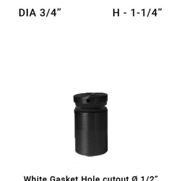SO682375125BS - BL 3/4" Dia with 1-1/4" Height SS316