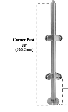 Round Post Barrier Fence Hardware Canada