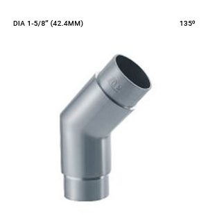 EB63164220NBS ELBOW 135 NEO ANGLE IN SS 316 FOR 42.4 DIA X 2.0 MM