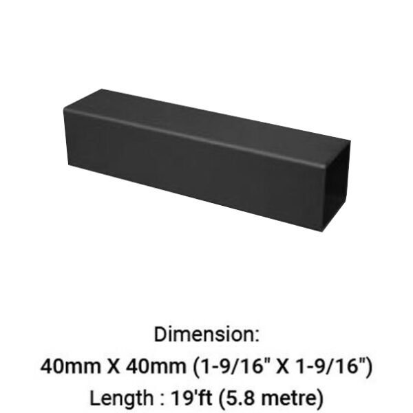 TU6933401920S - BL TUBE SQUARE 40 X 40 MM WITH 2.0 MM THICK IN SS316