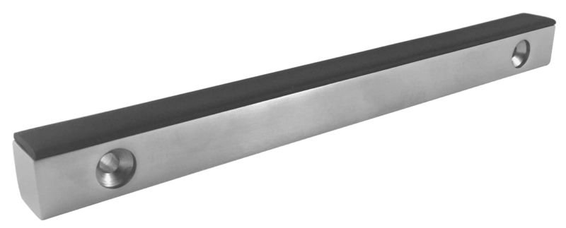 DS412x12x6BS Door Stopper in Brushed to PC Black Finish